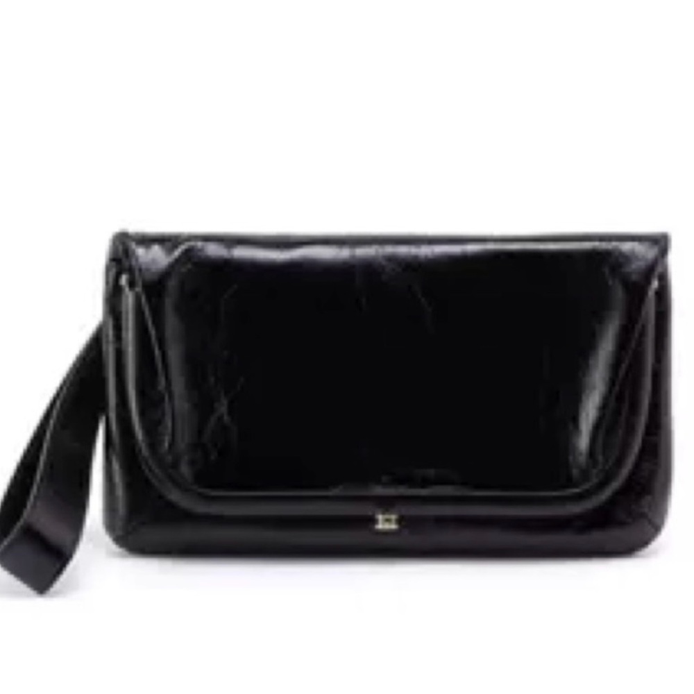 HOBO NWT Lauren Classic Black Wristlet Clutch
